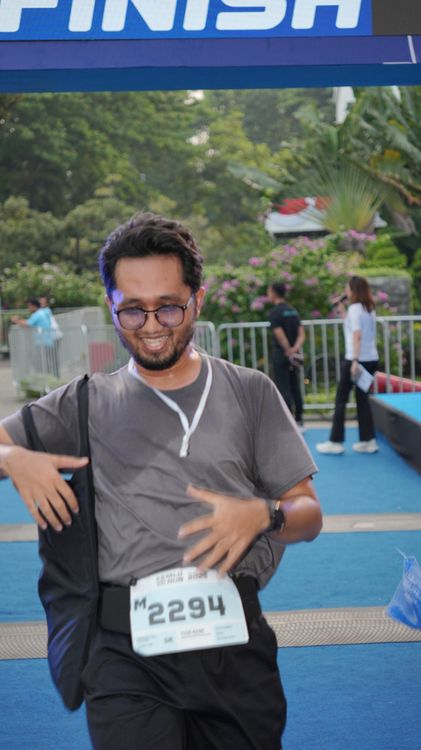 Race photo from KEMLU RUN 2025