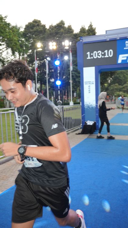 Race photo from KEMLU RUN 2025