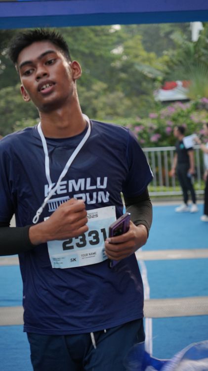 Race photo from KEMLU RUN 2025