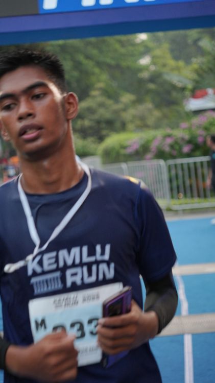 Race photo from KEMLU RUN 2025