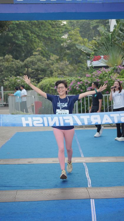 Race photo from KEMLU RUN 2025