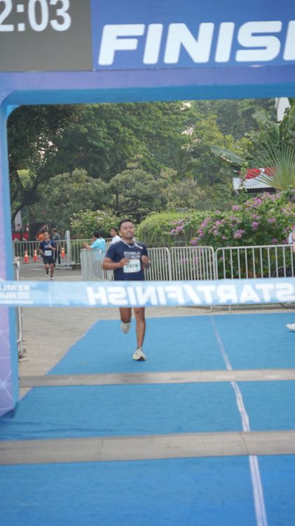 Race photo from KEMLU RUN 2025