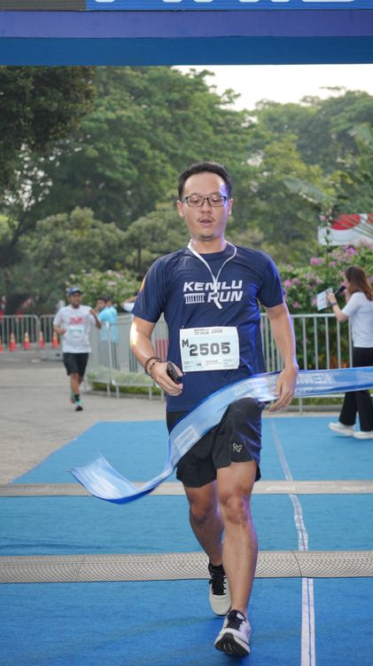 Race photo from KEMLU RUN 2025