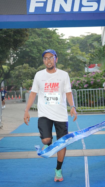 Race photo from KEMLU RUN 2025