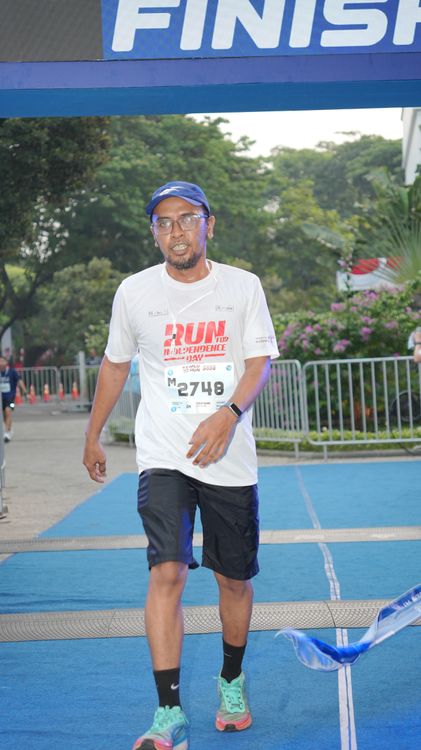 Race photo from KEMLU RUN 2025