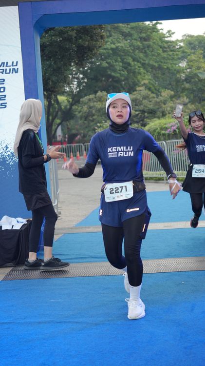 Race photo from KEMLU RUN 2025