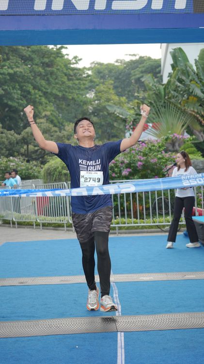 Race photo from KEMLU RUN 2025