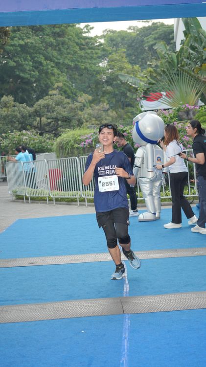 Race photo from KEMLU RUN 2025