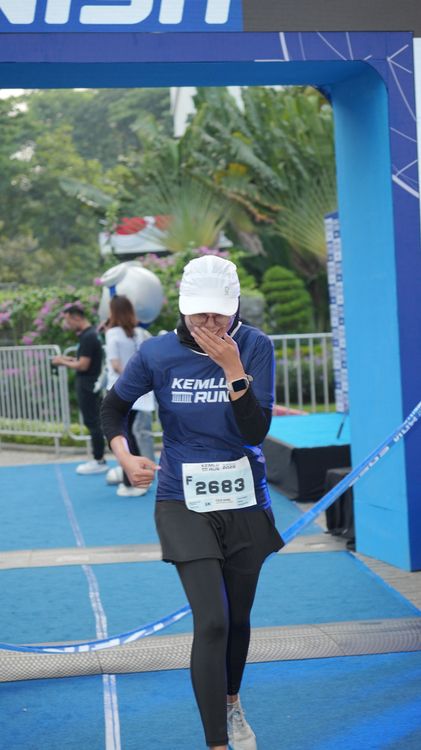 Race photo from KEMLU RUN 2025