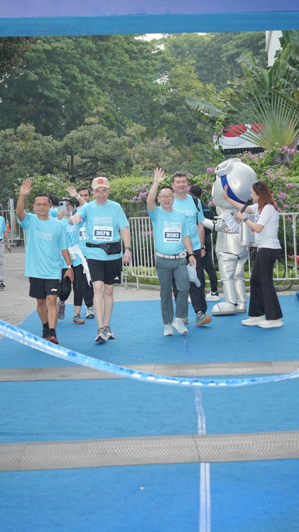 Race photo from KEMLU RUN 2025