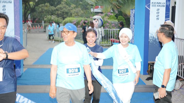Race photo from KEMLU RUN 2025