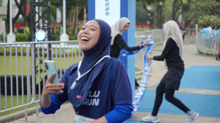 Race photo from KEMLU RUN 2025