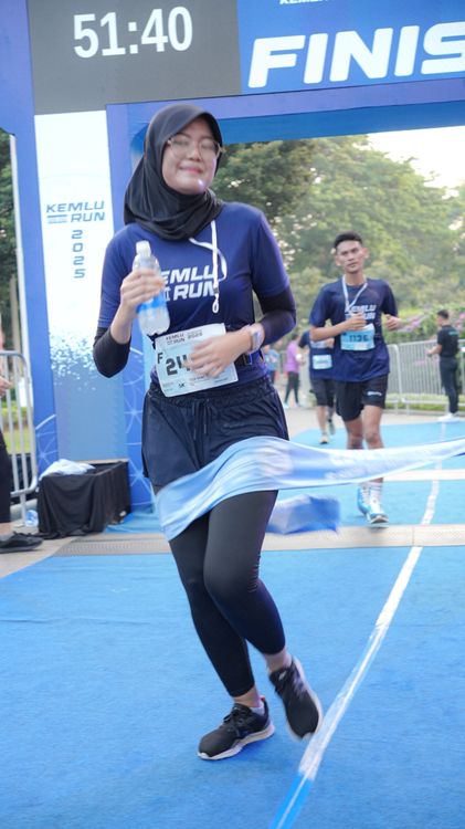 Race photo from KEMLU RUN 2025