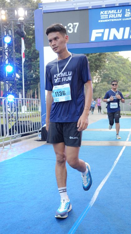 Race photo from KEMLU RUN 2025
