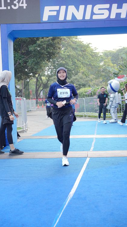 Race photo from KEMLU RUN 2025