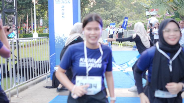 Race photo from KEMLU RUN 2025
