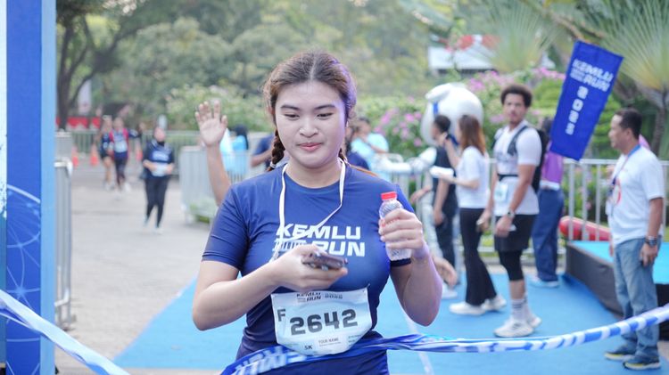 Race photo from KEMLU RUN 2025