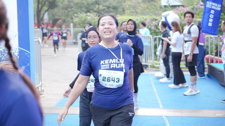Race photo from KEMLU RUN 2025