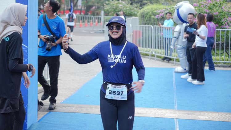 Race photo from KEMLU RUN 2025
