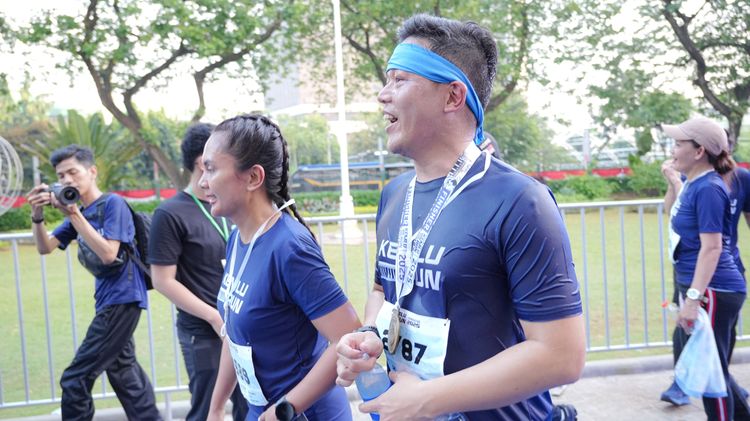Race photo from KEMLU RUN 2025