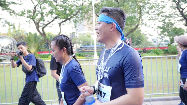 Race photo from KEMLU RUN 2025