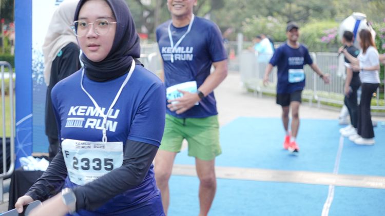 Race photo from KEMLU RUN 2025