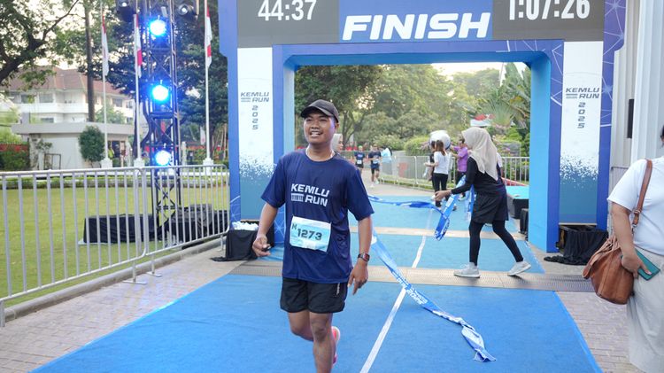 Race photo from KEMLU RUN 2025