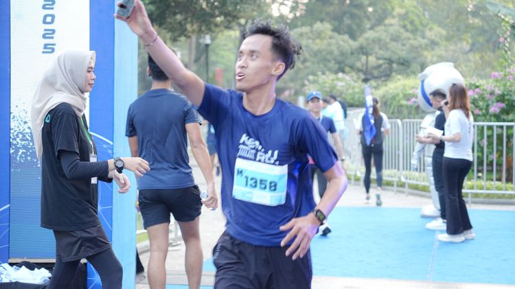 Race photo from KEMLU RUN 2025