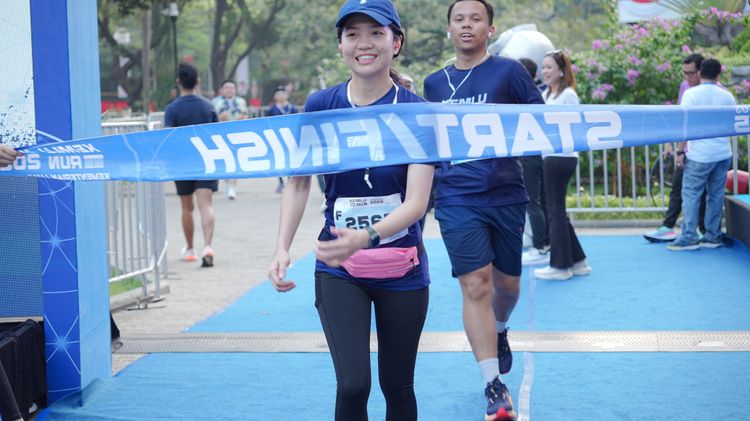 Race photo from KEMLU RUN 2025