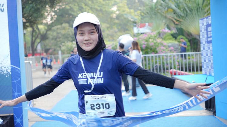 Race photo from KEMLU RUN 2025