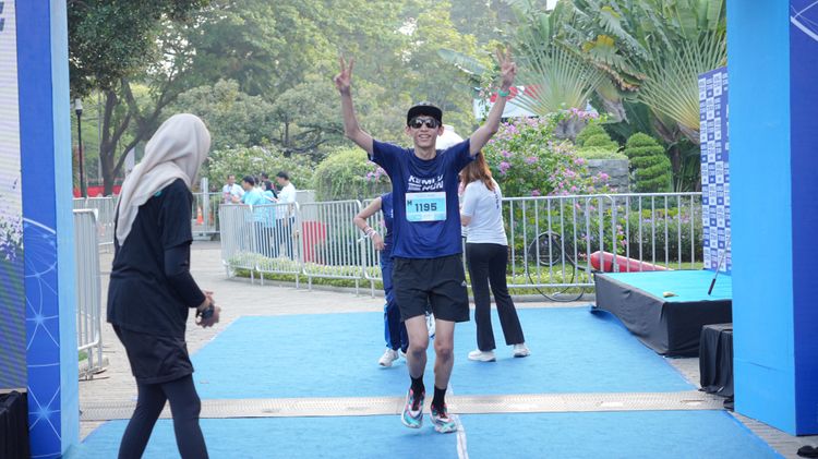 Race photo from KEMLU RUN 2025