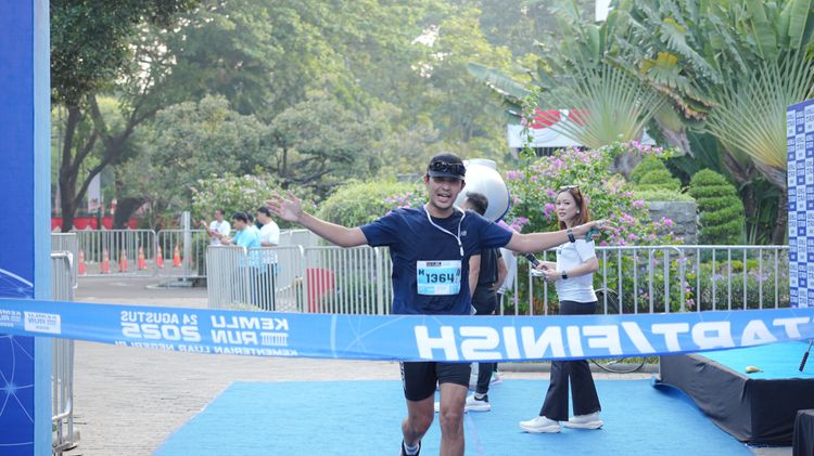 Race photo from KEMLU RUN 2025