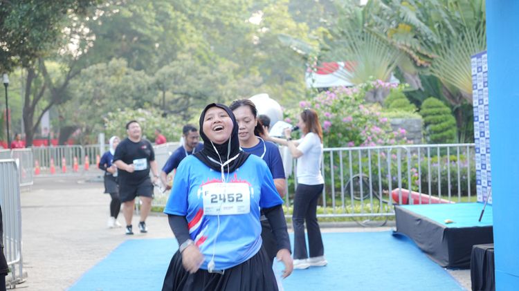 Race photo from KEMLU RUN 2025
