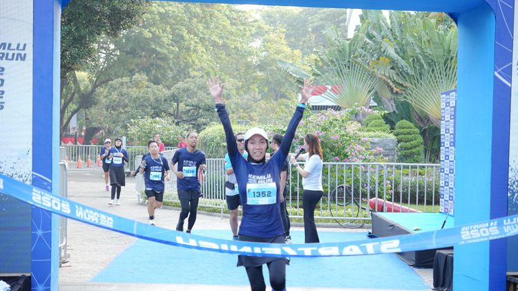 Race photo from KEMLU RUN 2025