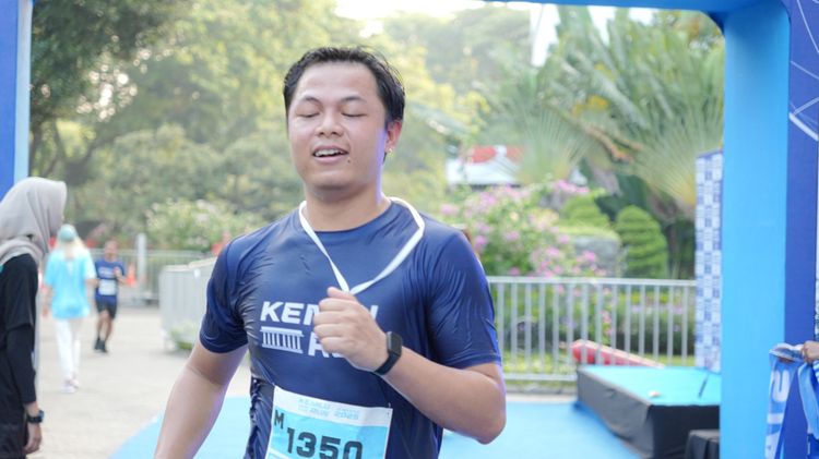 Race photo from KEMLU RUN 2025