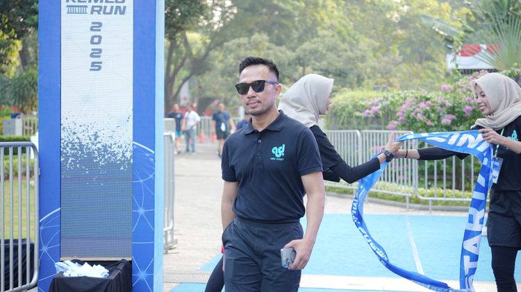 Race photo from KEMLU RUN 2025