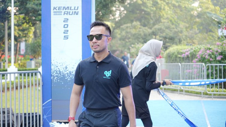 Race photo from KEMLU RUN 2025