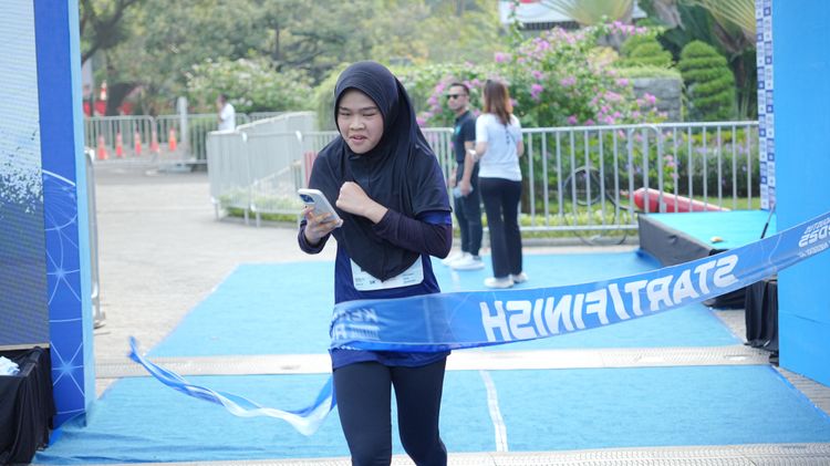 Race photo from KEMLU RUN 2025