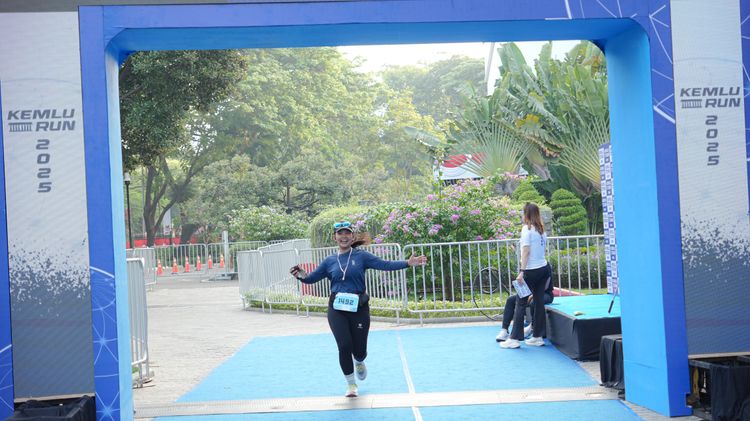 Race photo from KEMLU RUN 2025