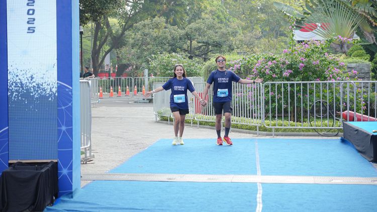 Race photo from KEMLU RUN 2025