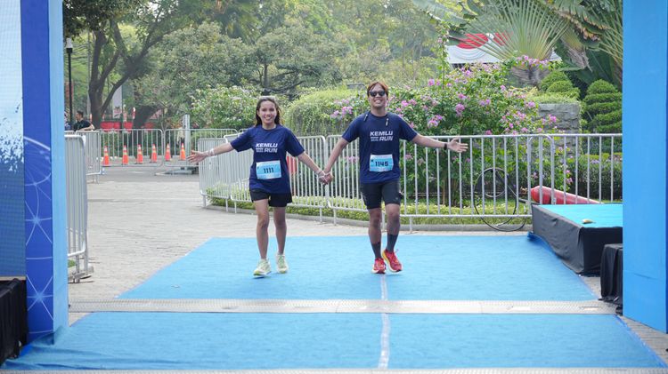 Race photo from KEMLU RUN 2025