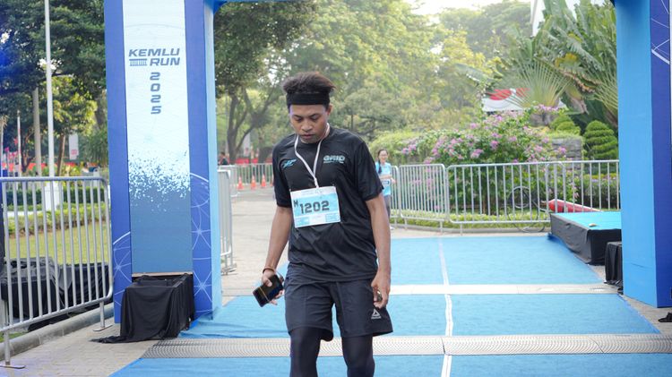Race photo from KEMLU RUN 2025
