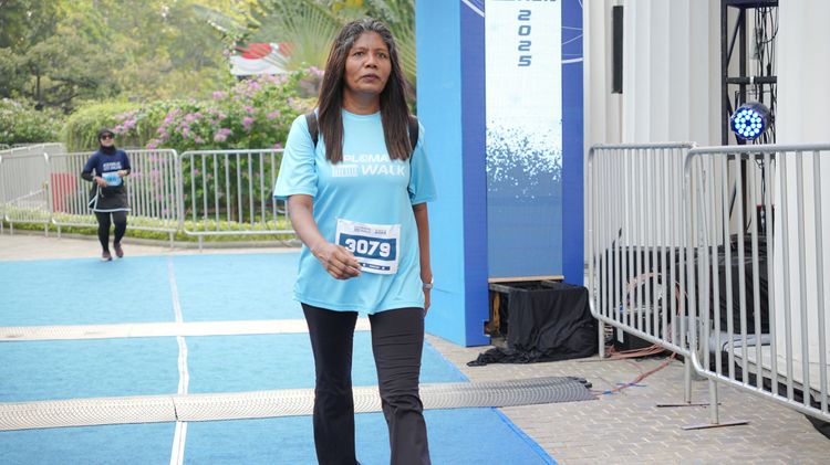 Race photo from KEMLU RUN 2025