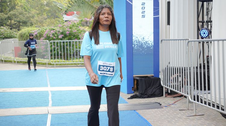Race photo from KEMLU RUN 2025
