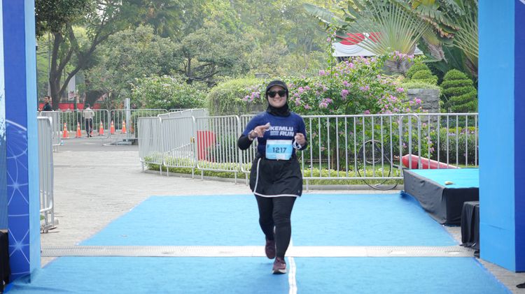 Race photo from KEMLU RUN 2025