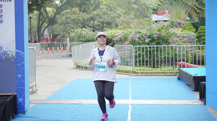 Race photo from KEMLU RUN 2025