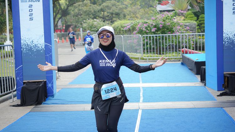 Race photo from KEMLU RUN 2025