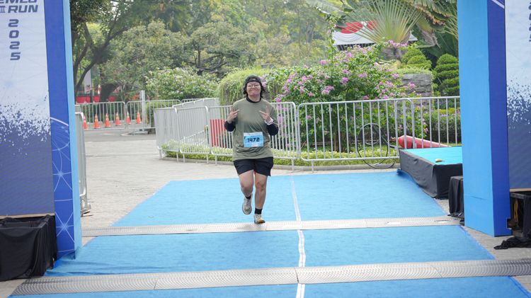 Race photo from KEMLU RUN 2025