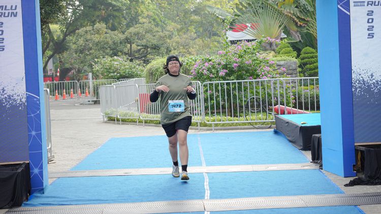 Race photo from KEMLU RUN 2025