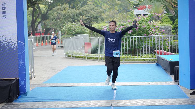 Race photo from KEMLU RUN 2025
